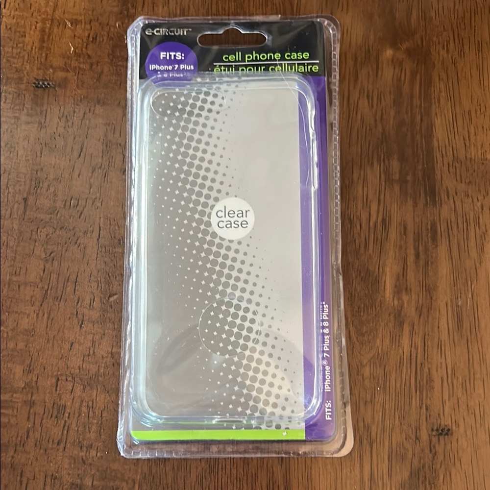 Clear Case for iPhone 7 Plus or 8 Plus - Transparent